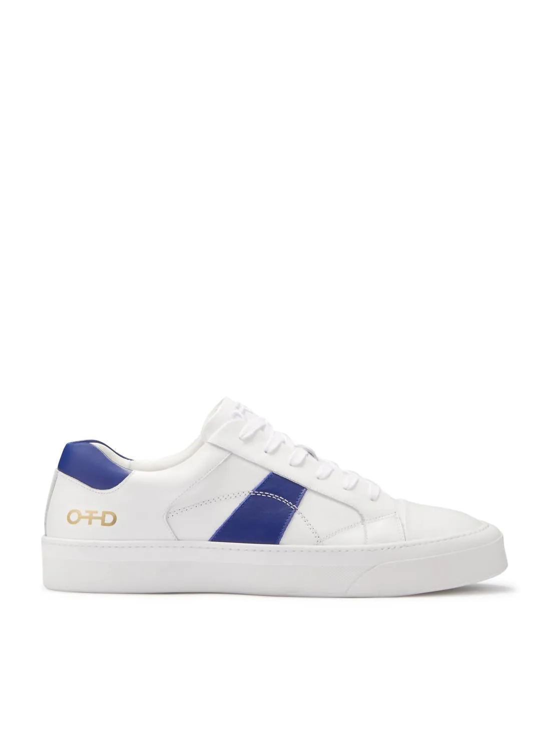Men's Leather Low-Top Sneaker In White