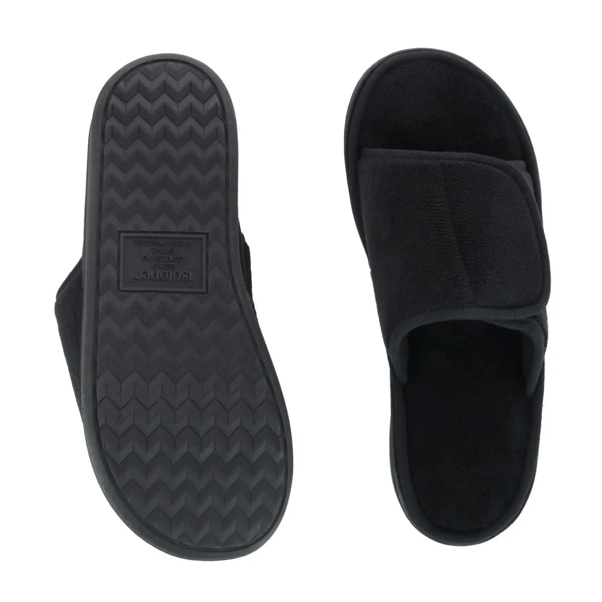 Men's Microterry Trevor Adjustable Slide Slipper