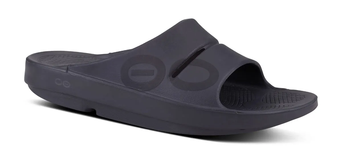 Men's OOahh Sport Slide Sandal - Black Matte (SALE)