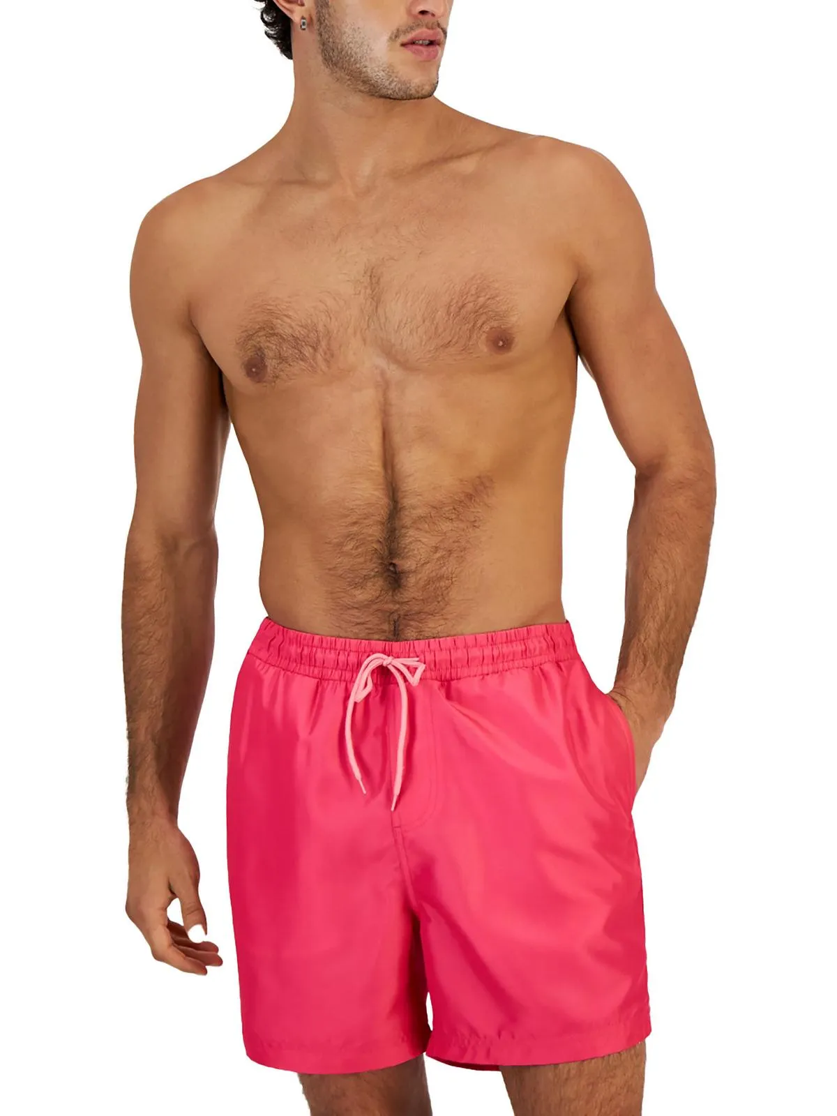 Mens Quick Dry 5" Inseam Swim Trunks
