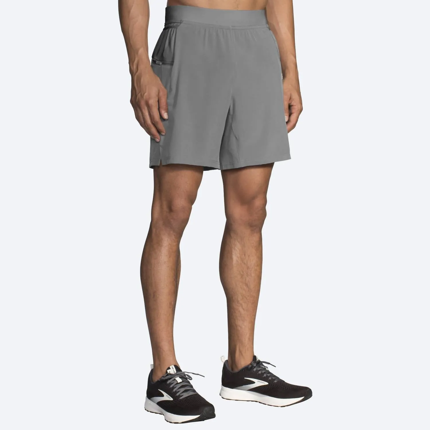 Men's Sherpa 7" 2-In-1 Short In Steel