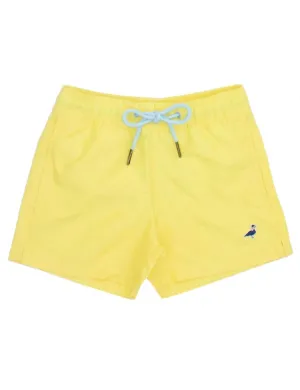 Men's Swim Trunks In Light Yellow