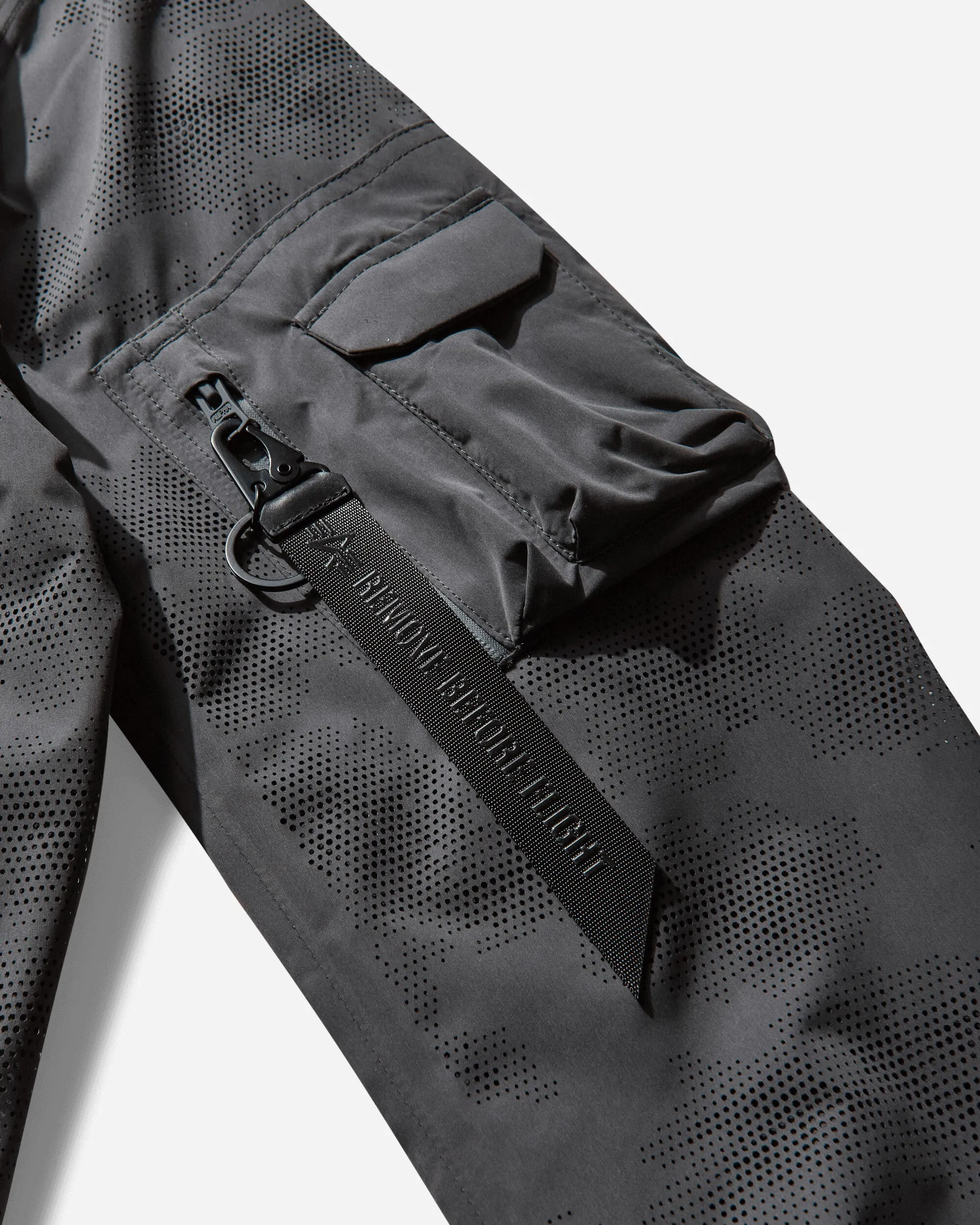 Men's UV L-2B Laser Cut Flight Jacket Charcoal