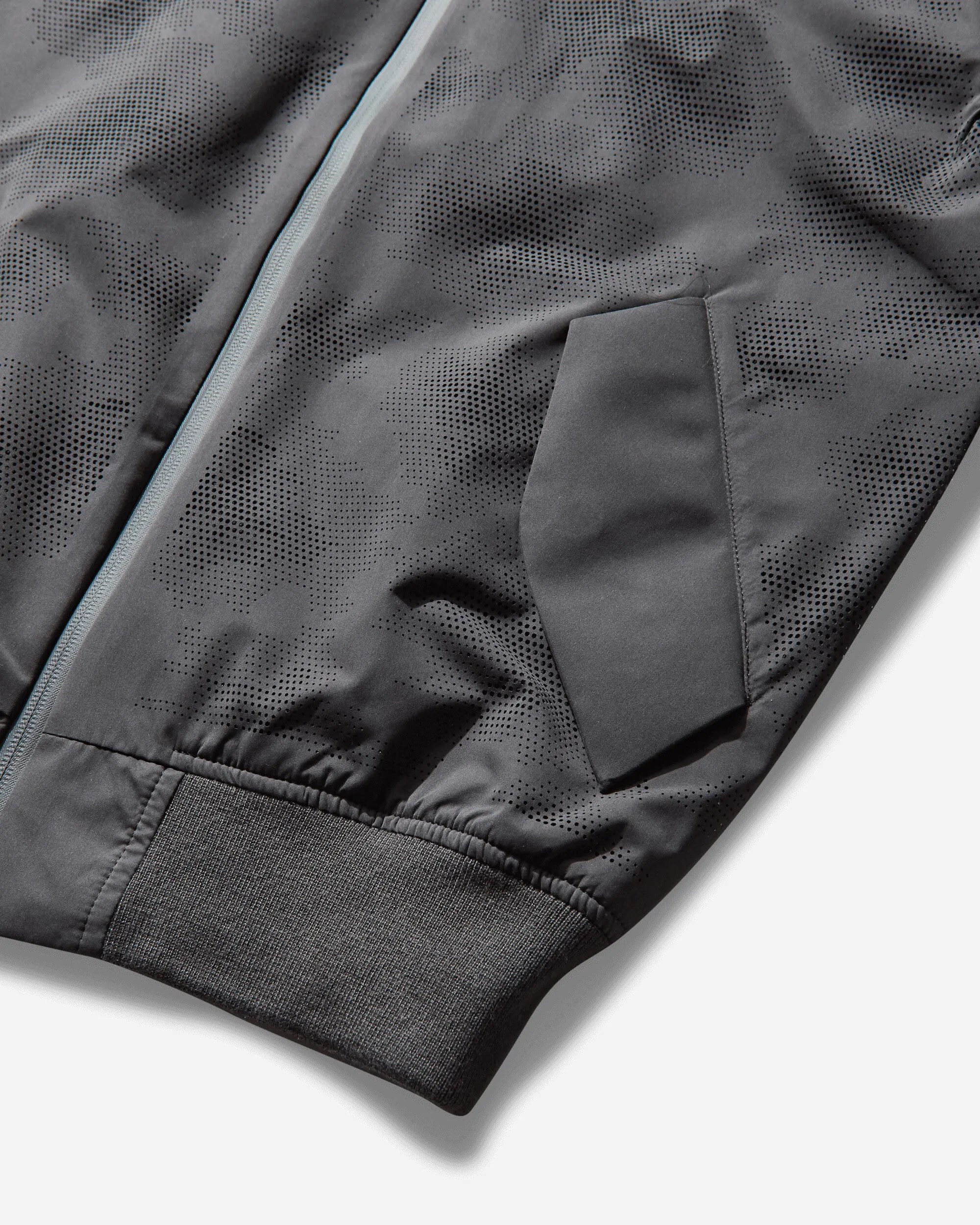 Men's UV L-2B Laser Cut Flight Jacket Charcoal