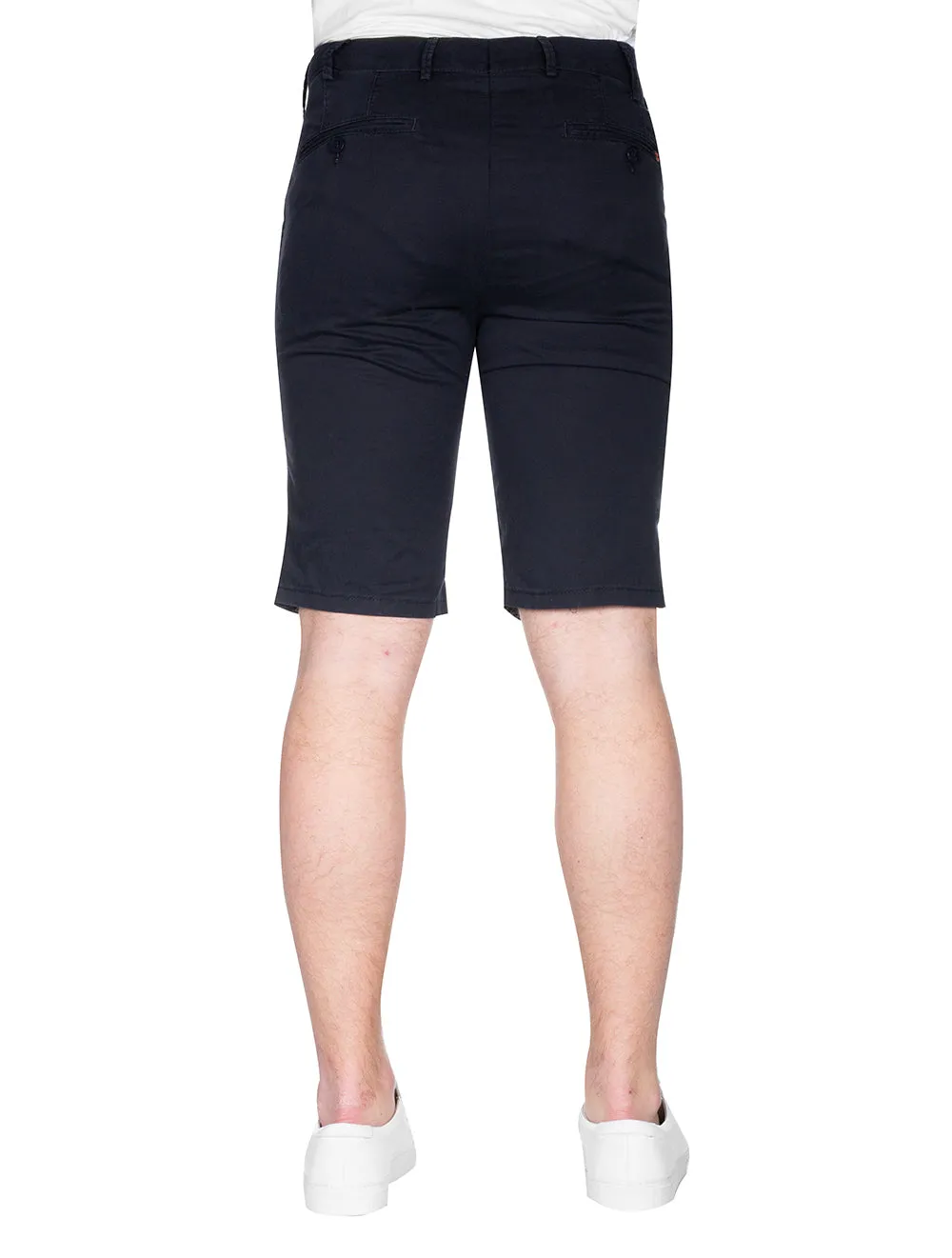 Meyer B-Palma Cotton Shorts Navy