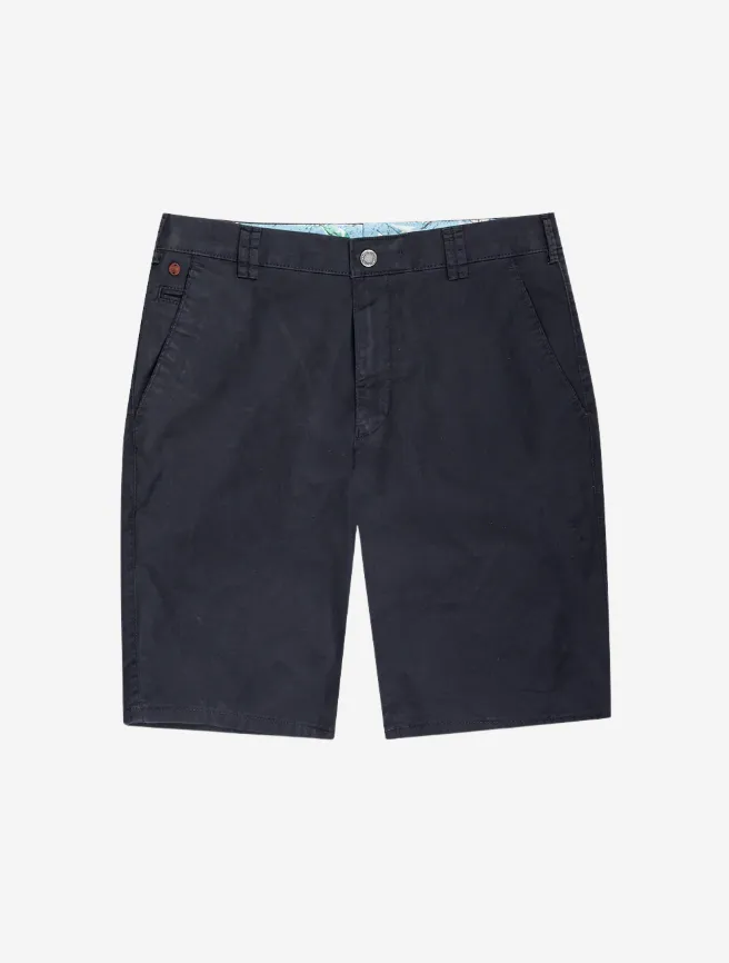 Meyer B-Palma Cotton Shorts Navy