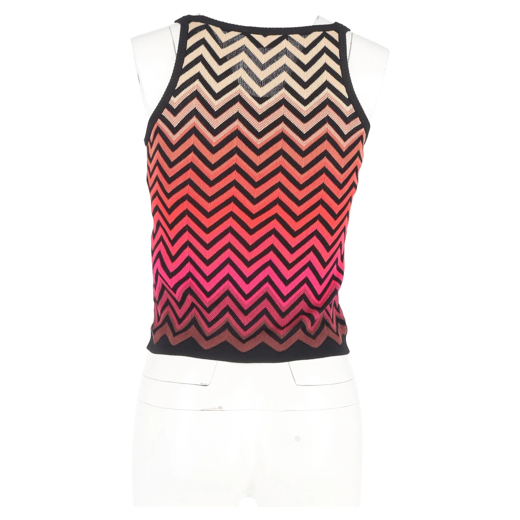 Missoni Chevron-Printed tank top in Multicolor Cotton