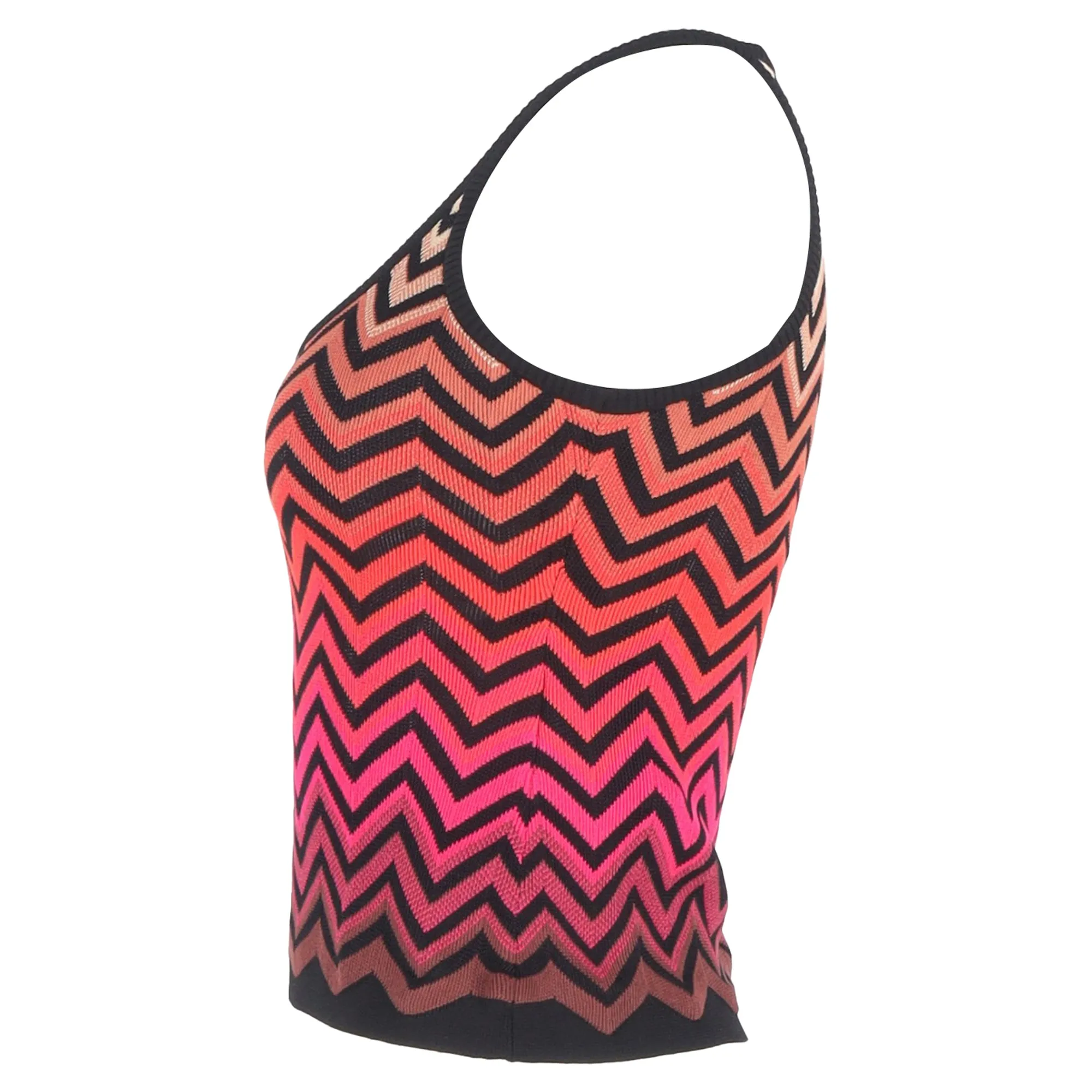 Missoni Chevron-Printed tank top in Multicolor Cotton