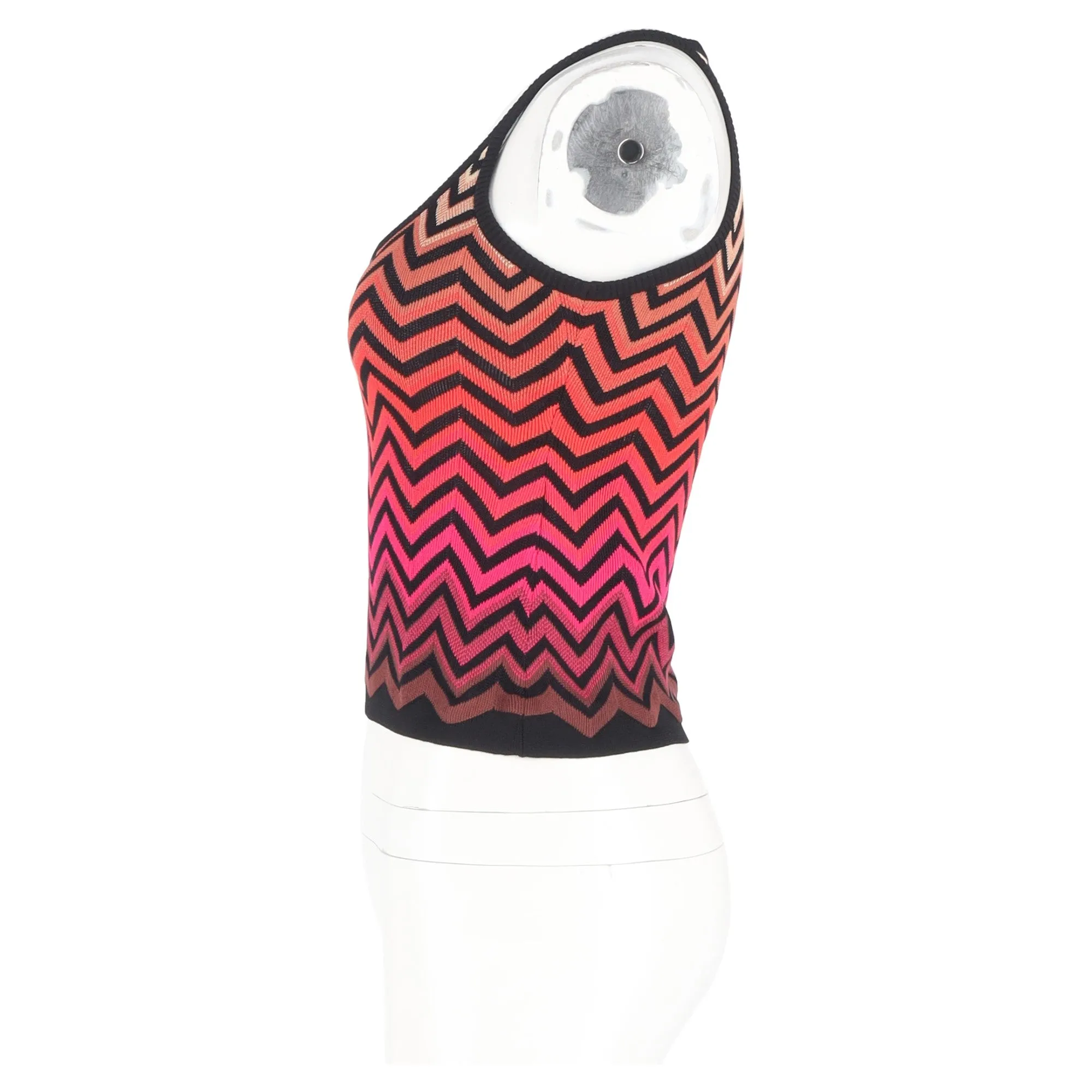 Missoni Chevron-Printed tank top in Multicolor Cotton