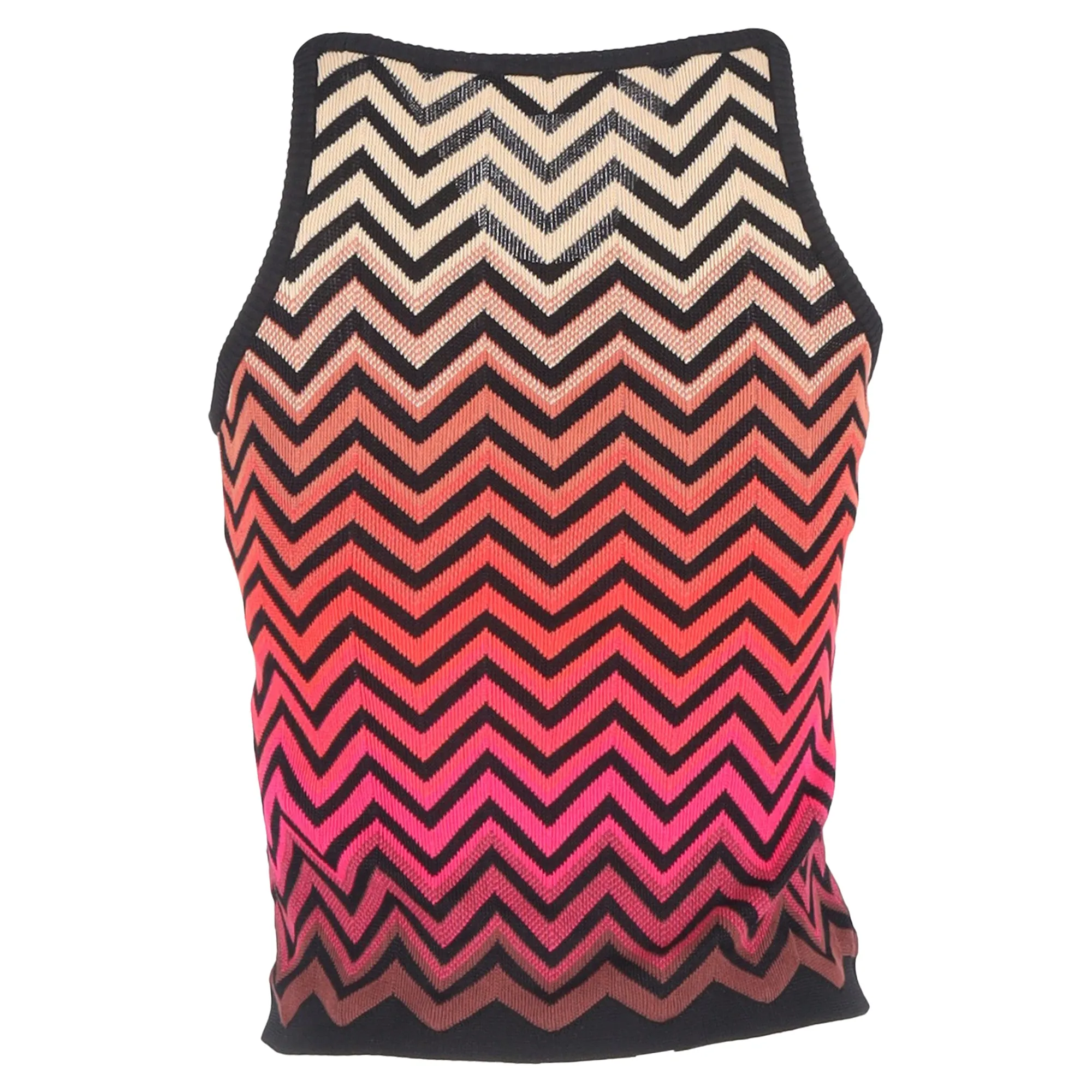 Missoni Chevron-Printed tank top in Multicolor Cotton