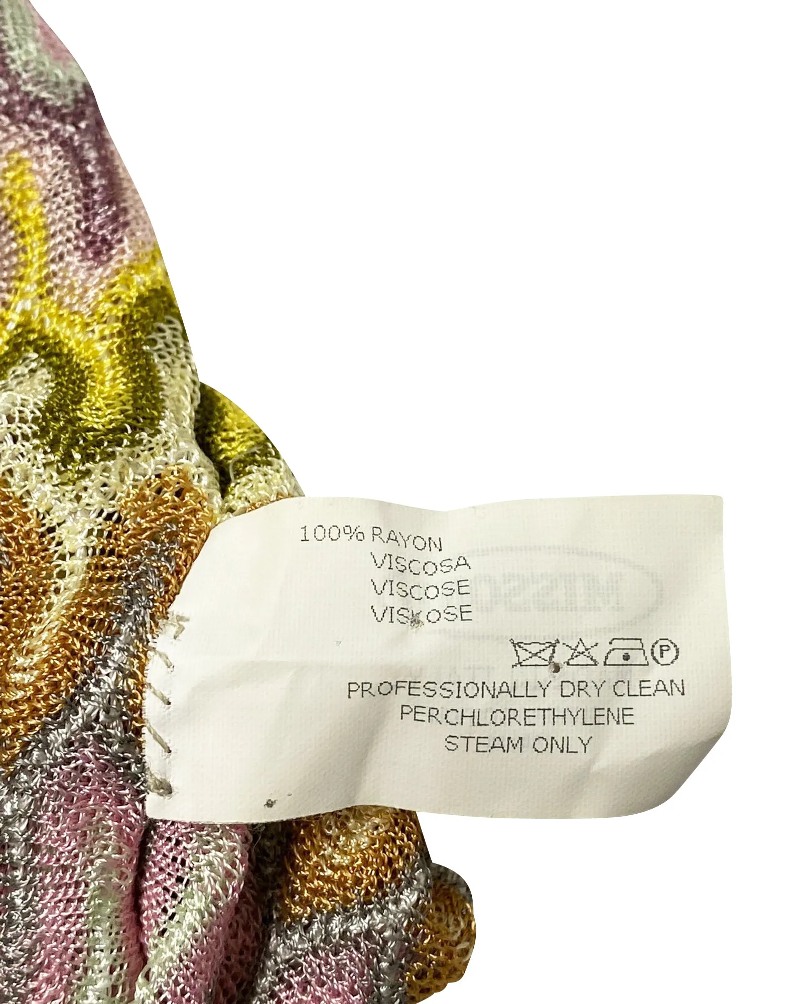 Missoni Mare Beach Poncho Mini Dress in Multicolor Rayon