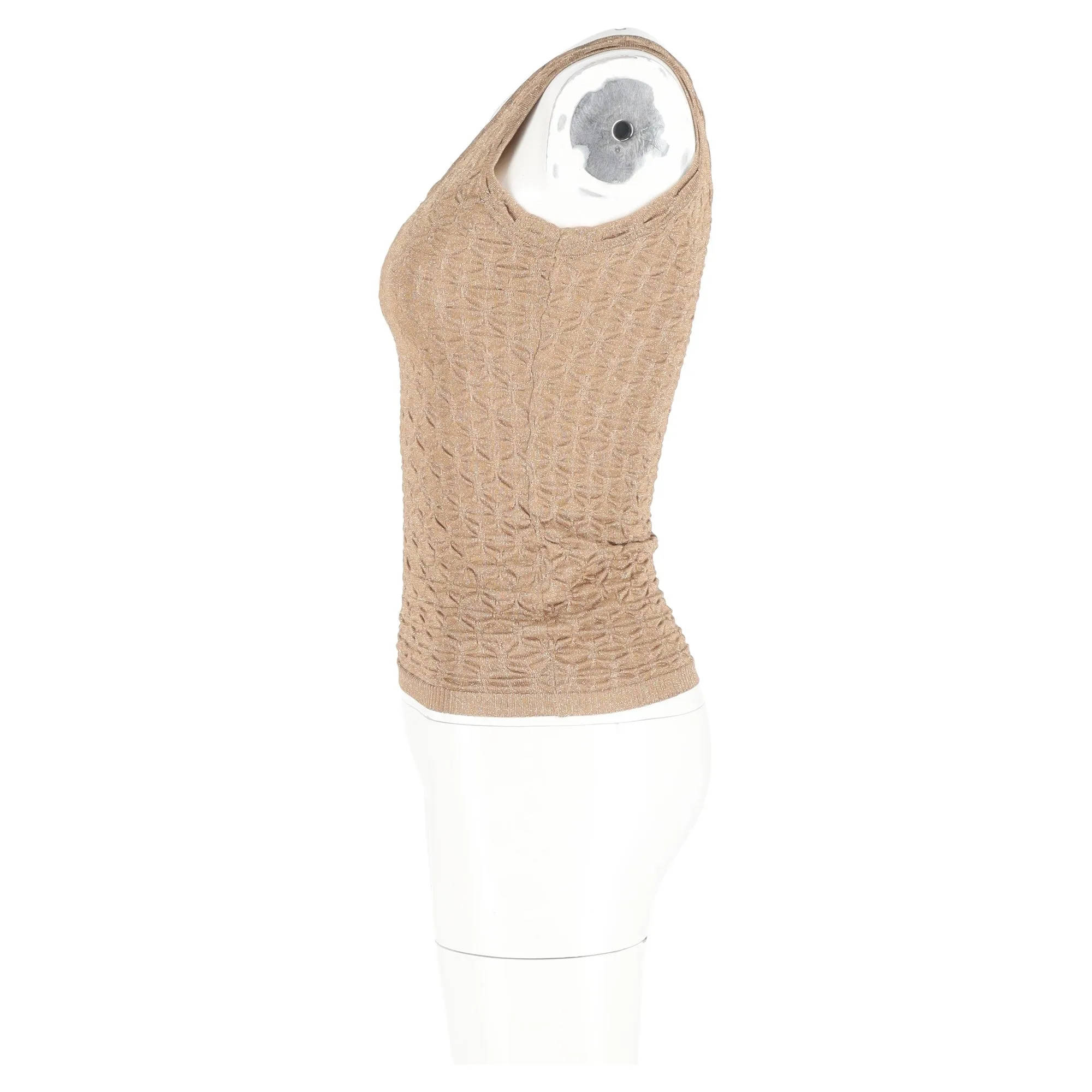 Missoni Tank Top in Beige Rayon