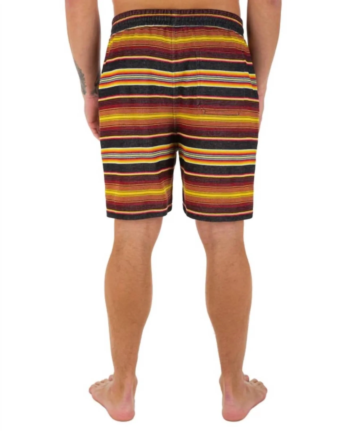 Modern Surf Poncho 19" Shorts In Black