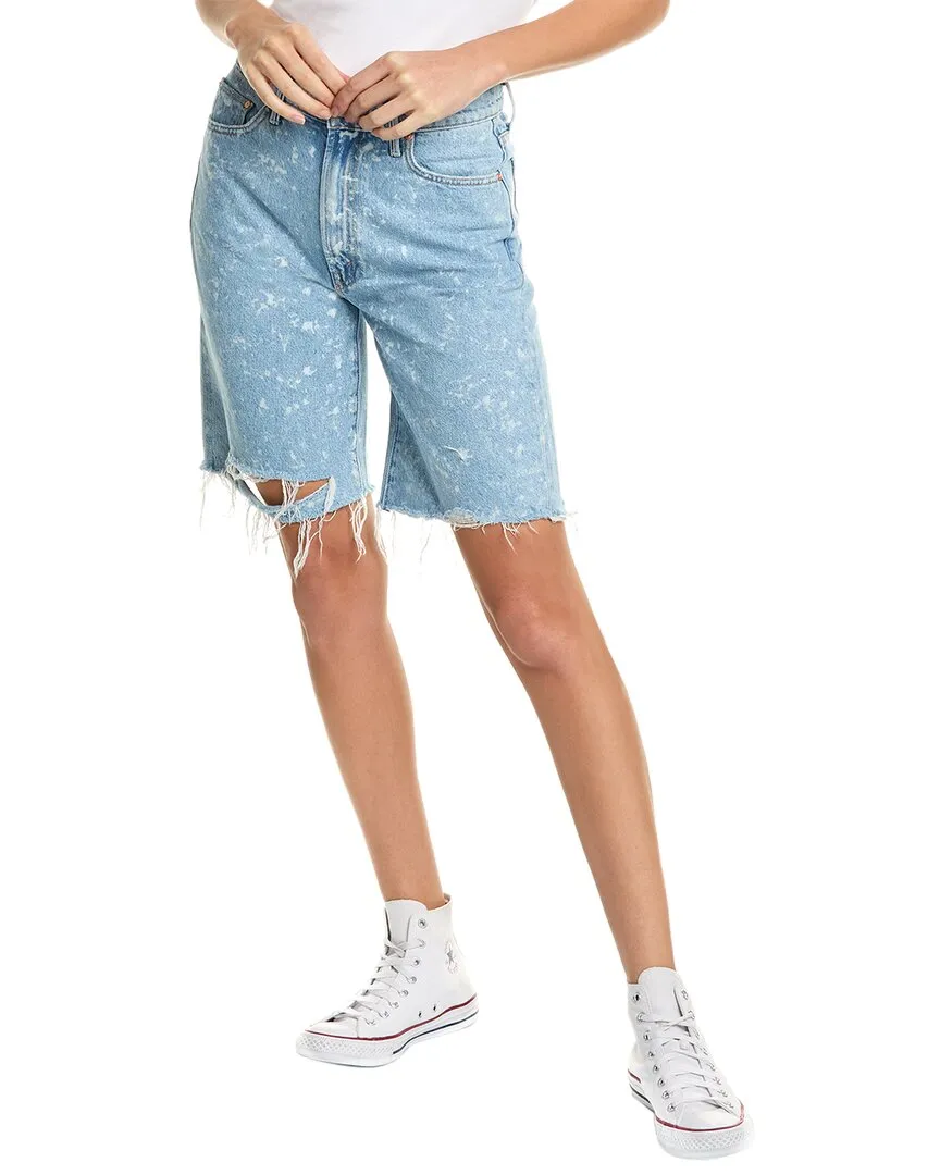 MOTHER Denim The Undercover Fray Whitecaps Short