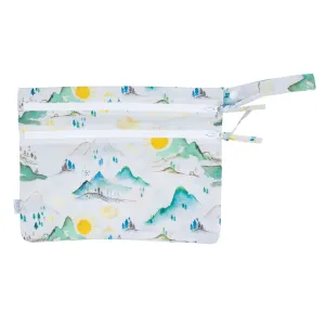 Mountain Mist - Waterproof Wet Bag (for Mealtime, On-the-go, And More!) Babykids_Bapron-Baby