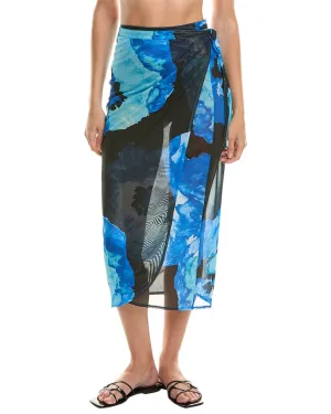 Natori Poppy Sheer Sarong