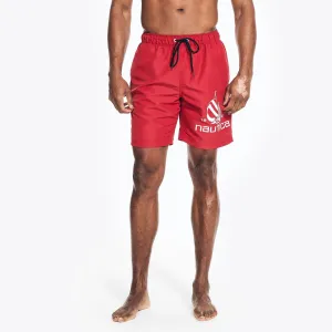 Nautica Men's 8" Spinnaker Quick-Dry Swim Nautica Red Nautica