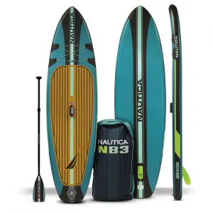 Nautica Men's Adventure 2 Inflatable Stand-Up Paddle Board Anchor Blue Heather Nautica