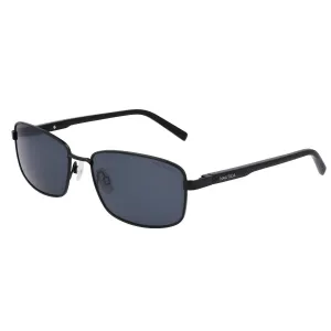 Nautica Men's Logo Rectangle Sunglasses Black Onyx Nautica