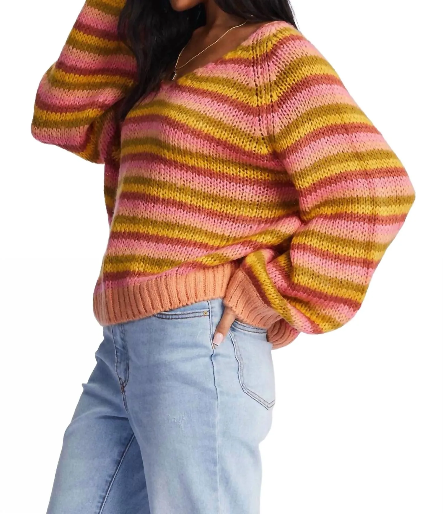 No Brainer Sweater In Canyon Sunset