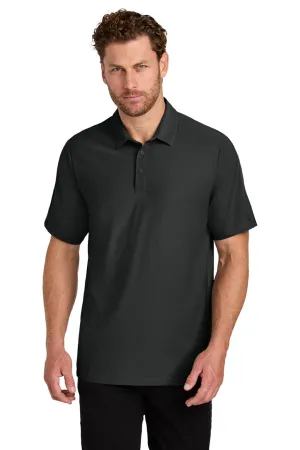 Ogio Mens Envision Moisture Wicking Short Sleeve Polo Shirt - Blacktop