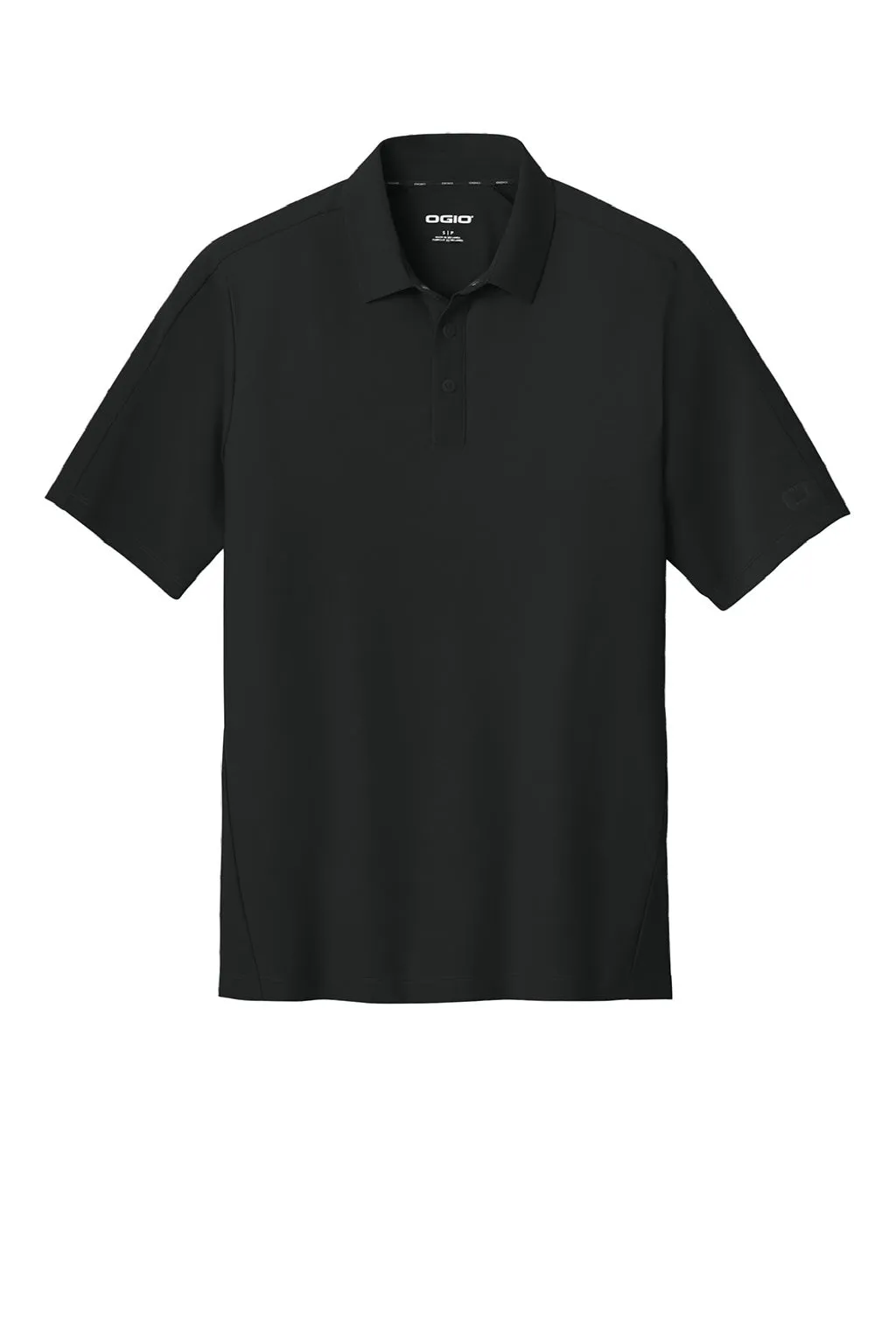 Ogio Mens Envision Moisture Wicking Short Sleeve Polo Shirt - Blacktop