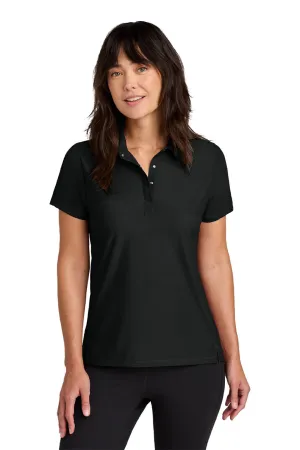 Ogio Womens Envision Moisture Wicking Short Sleeve Polo Shirt - Blacktop