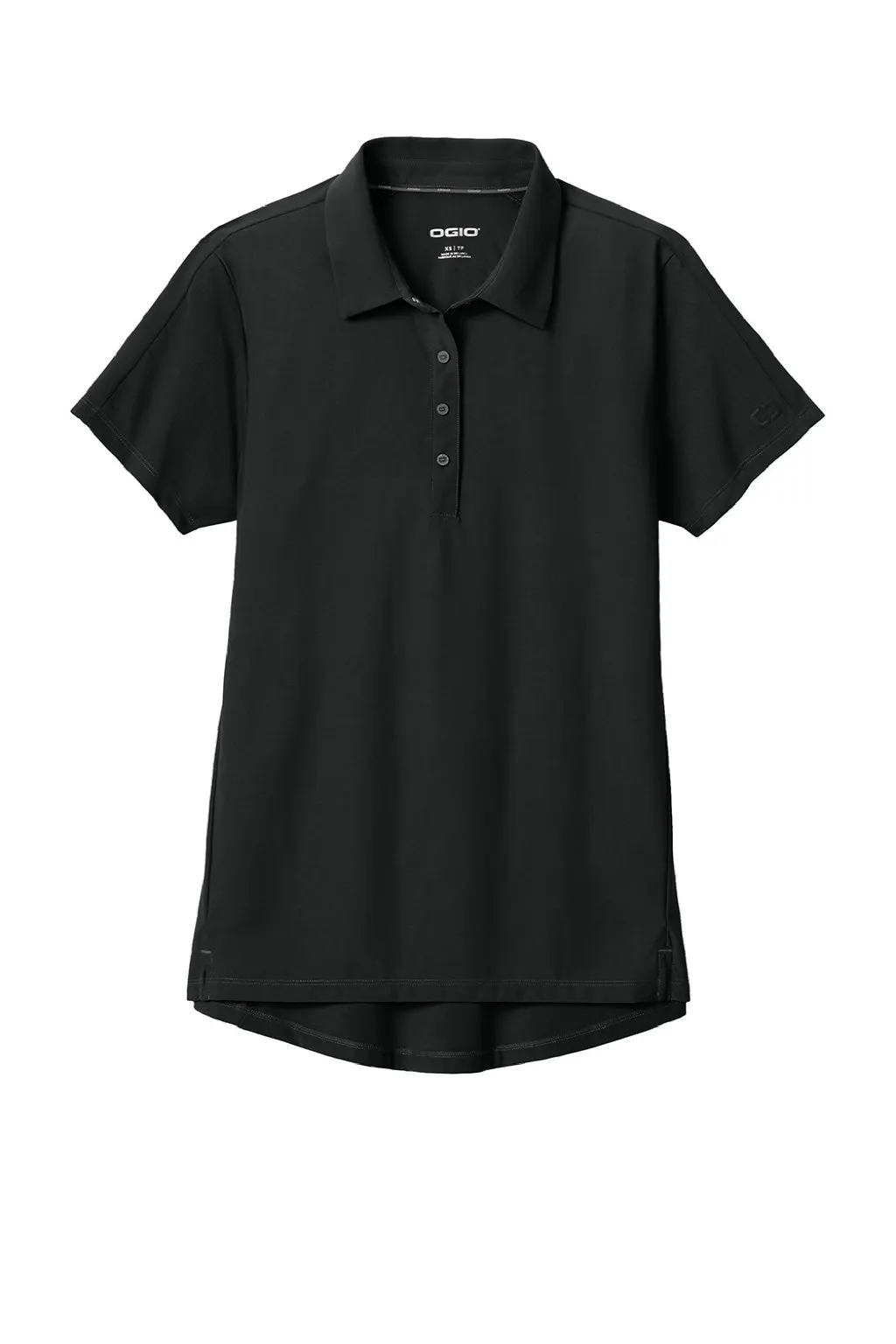 Ogio Womens Envision Moisture Wicking Short Sleeve Polo Shirt - Blacktop