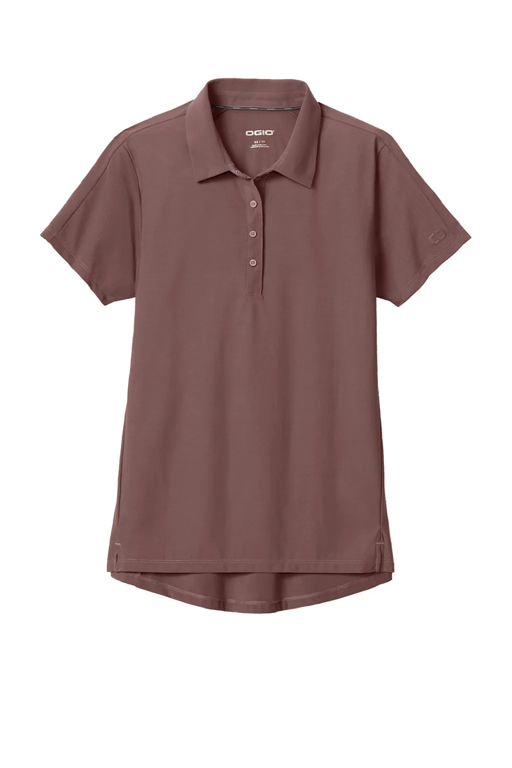 Ogio Womens Envision Moisture Wicking Short Sleeve Polo Shirt - Deep Rose