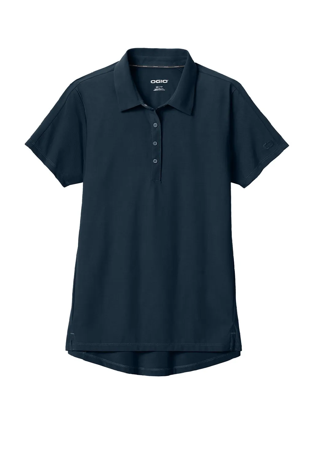 Ogio Womens Envision Moisture Wicking Short Sleeve Polo Shirt - River Navy Blue