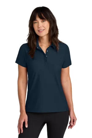 Ogio Womens Envision Moisture Wicking Short Sleeve Polo Shirt - River Navy Blue