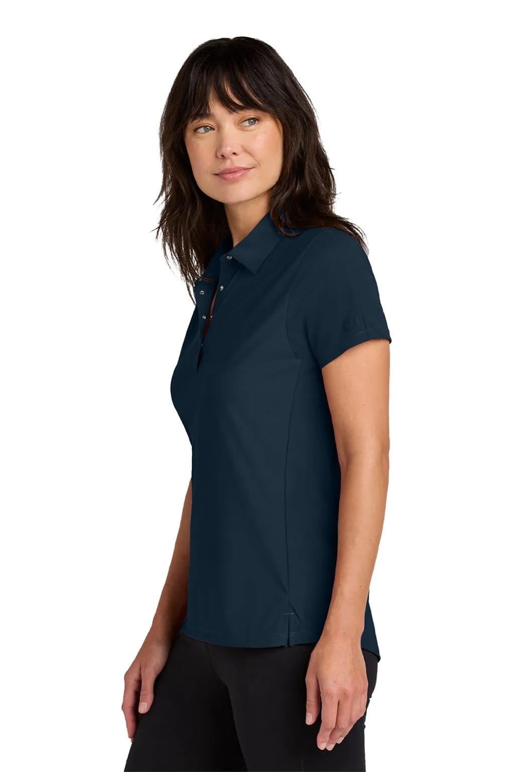 Ogio Womens Envision Moisture Wicking Short Sleeve Polo Shirt - River Navy Blue