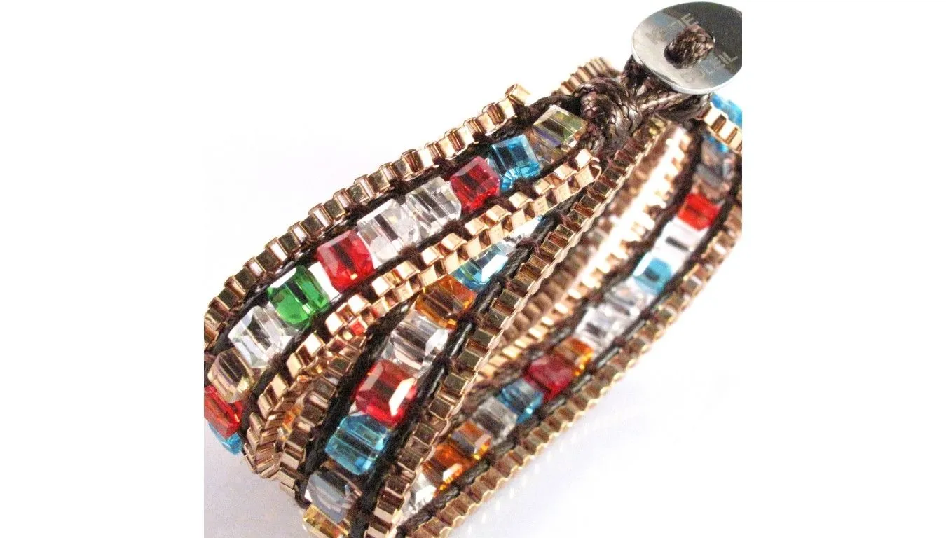 OMG Bling Hand Made Wrap Bracelet