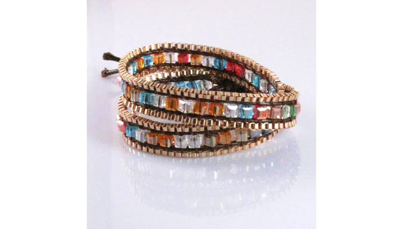 OMG Bling Hand Made Wrap Bracelet