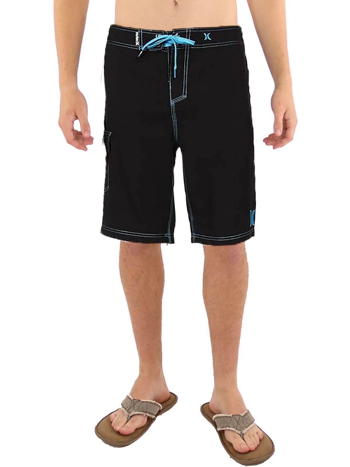 One and Only Mens Embroidered Swimwear Board Shorts