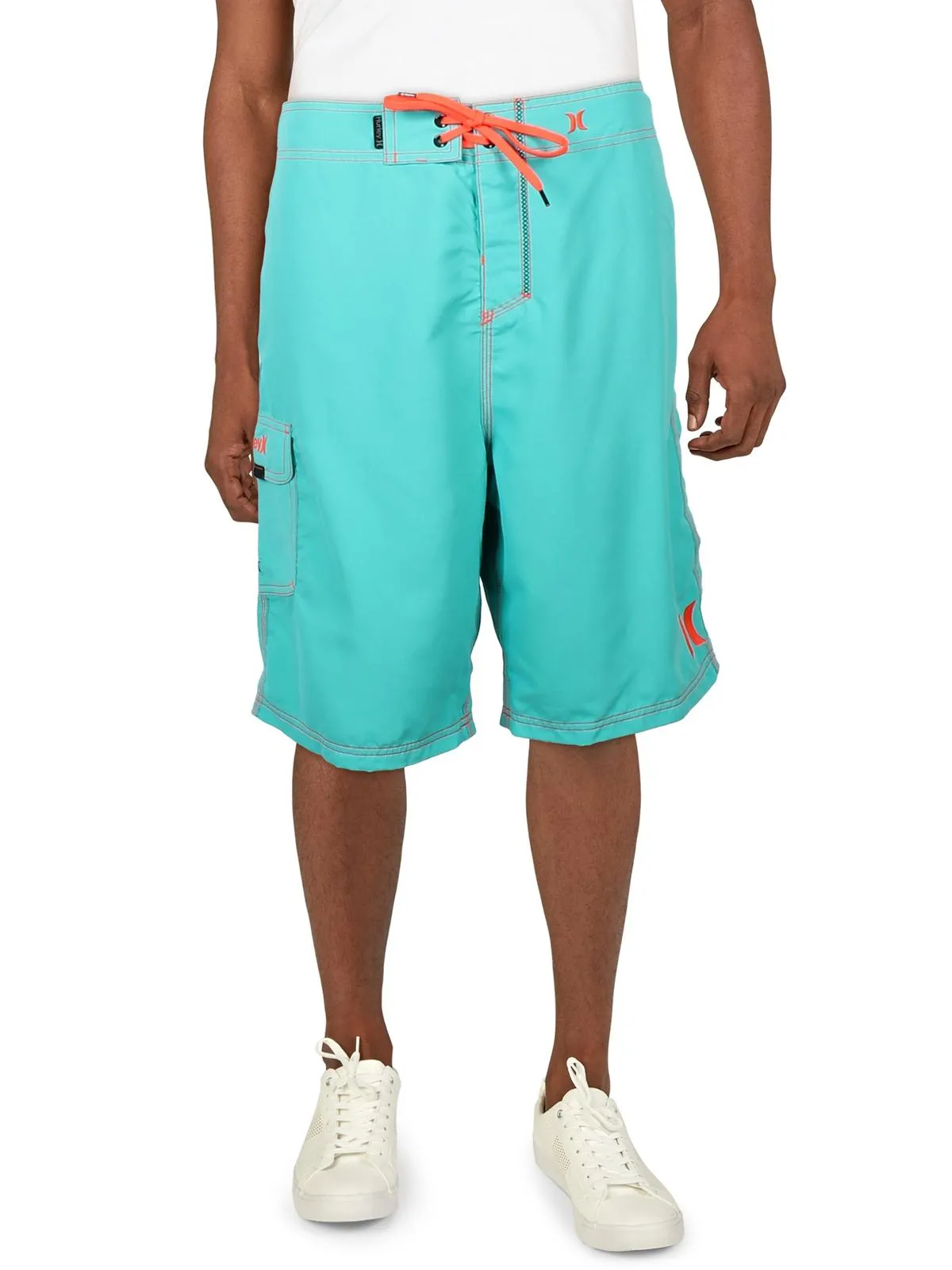 One and Only Mens Embroidered Swimwear Board Shorts