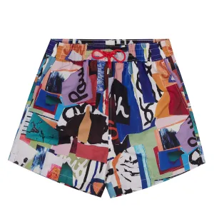 Paul Smith Swim Short Collage Multi-Coloured