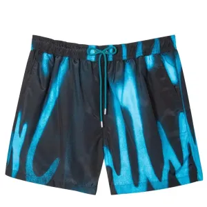 Paul Smith Swim Shorts Air Brush Logo Black