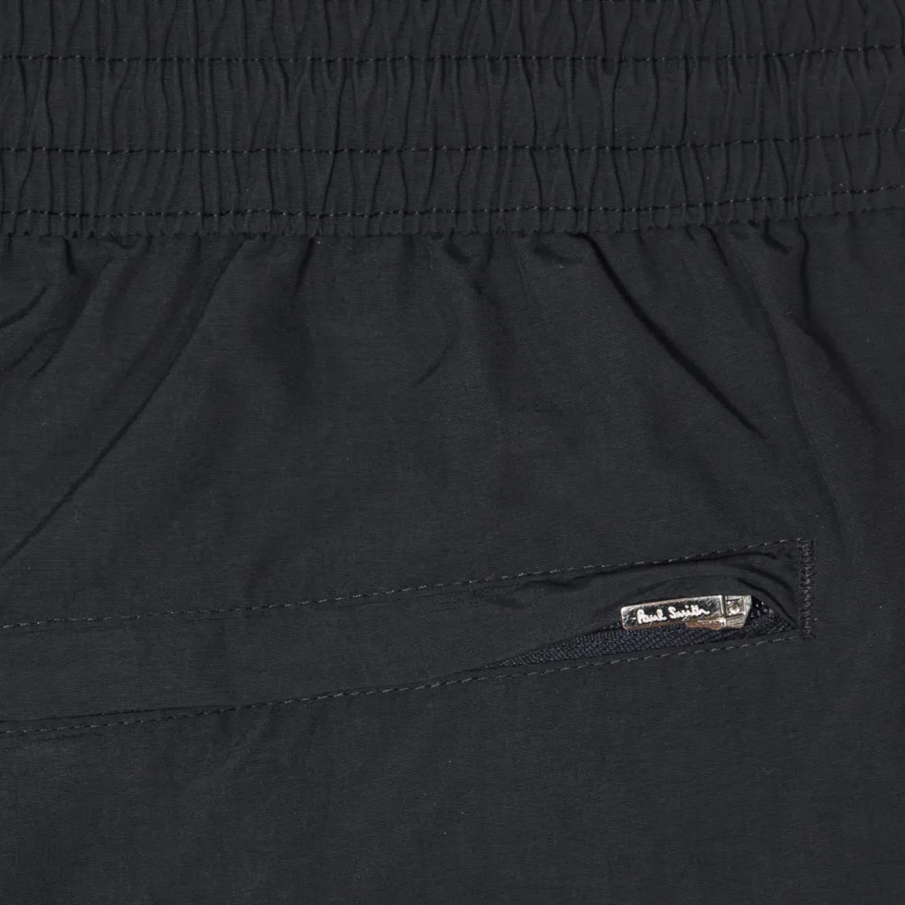 Paul Smith Swim Shorts With Artist Stripe Trim Black