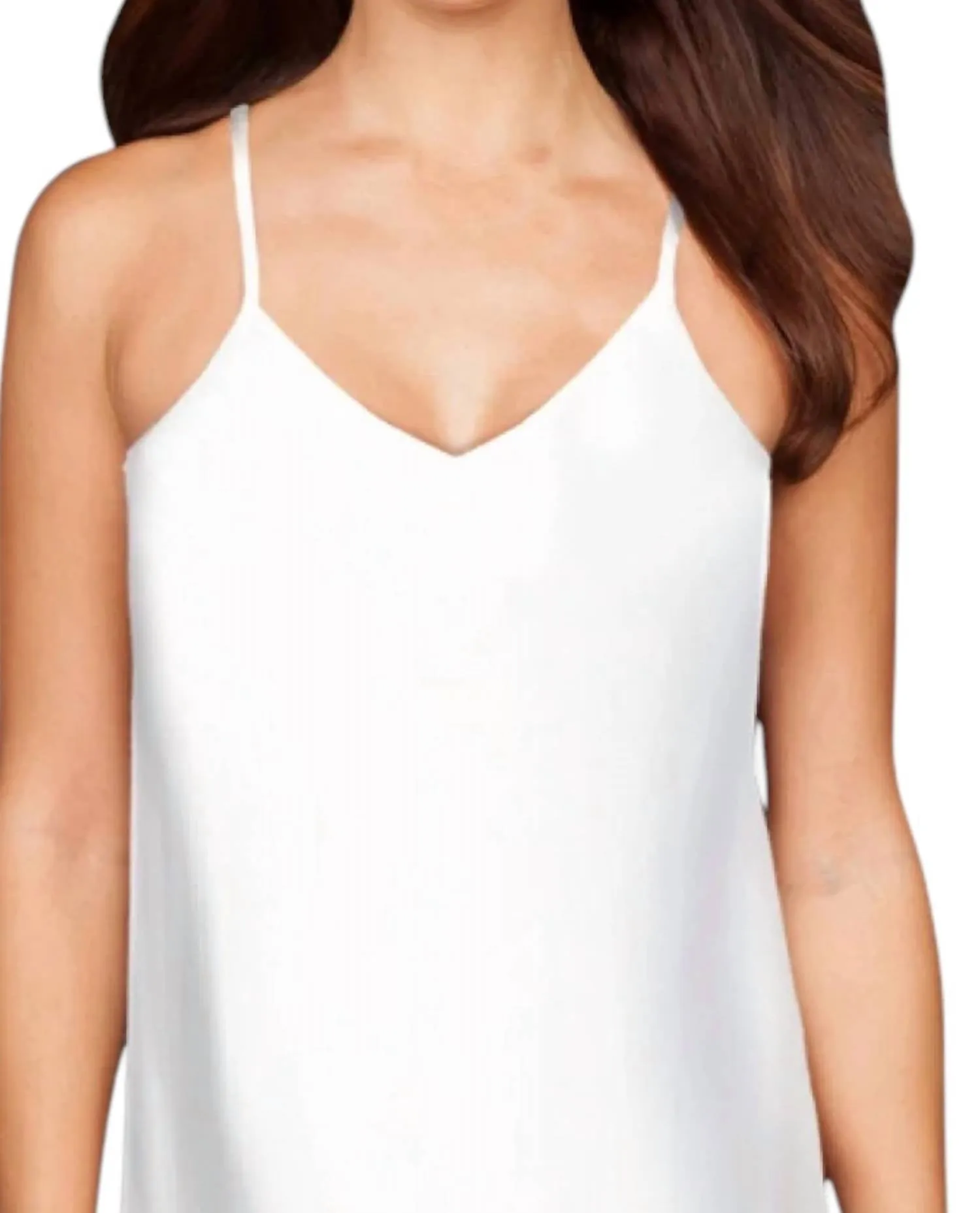 Pom Pom Tank Dress In White