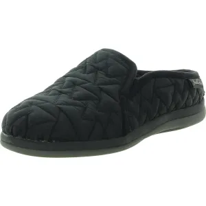 Preston Womens Faux Fur Lined Quilted Slide Slippers
