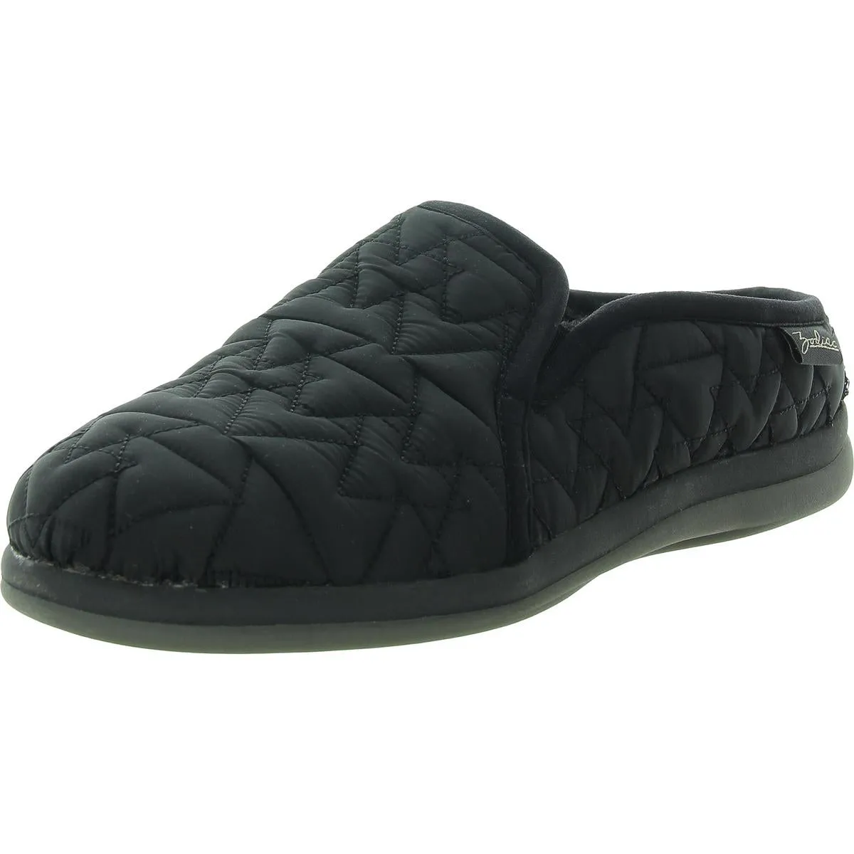 Preston Womens Faux Fur Lined Quilted Slide Slippers
