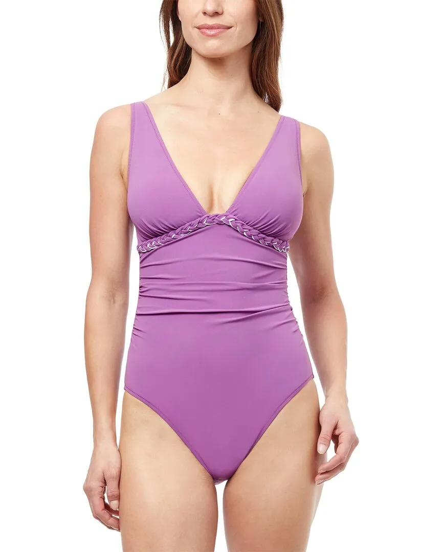 Profile by Gottex Deep V One-Piece