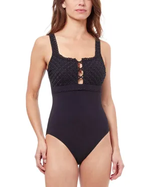 Profile by Gottex Rendez-Vous Square Neck One-Piece