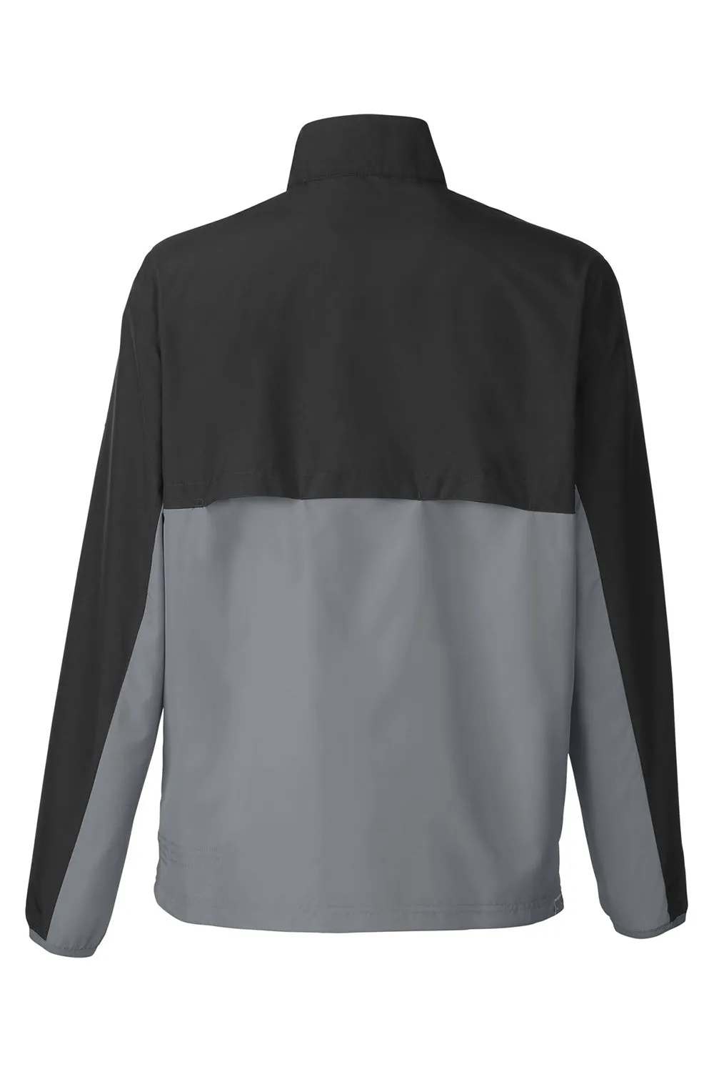 Puma Mens 1st Mile Moisture Wicking Full Zip Wind Jacket - Black/Quiet Shade Grey