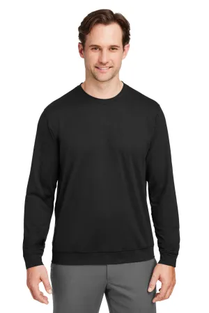 Puma Mens Cloudspun Moisture Wicking Crewneck Sweatshirt - Black