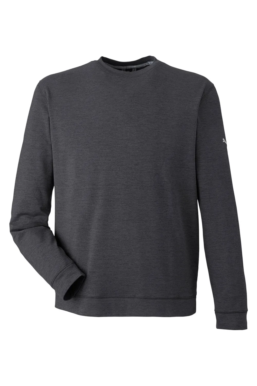 Puma Mens Cloudspun Moisture Wicking Crewneck Sweatshirt - Heather Black