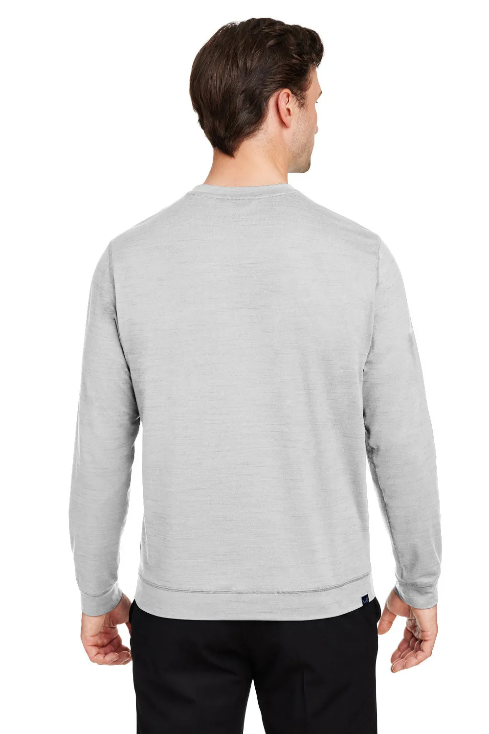 Puma Mens Cloudspun Moisture Wicking Crewneck Sweatshirt - Heather High Rise Grey