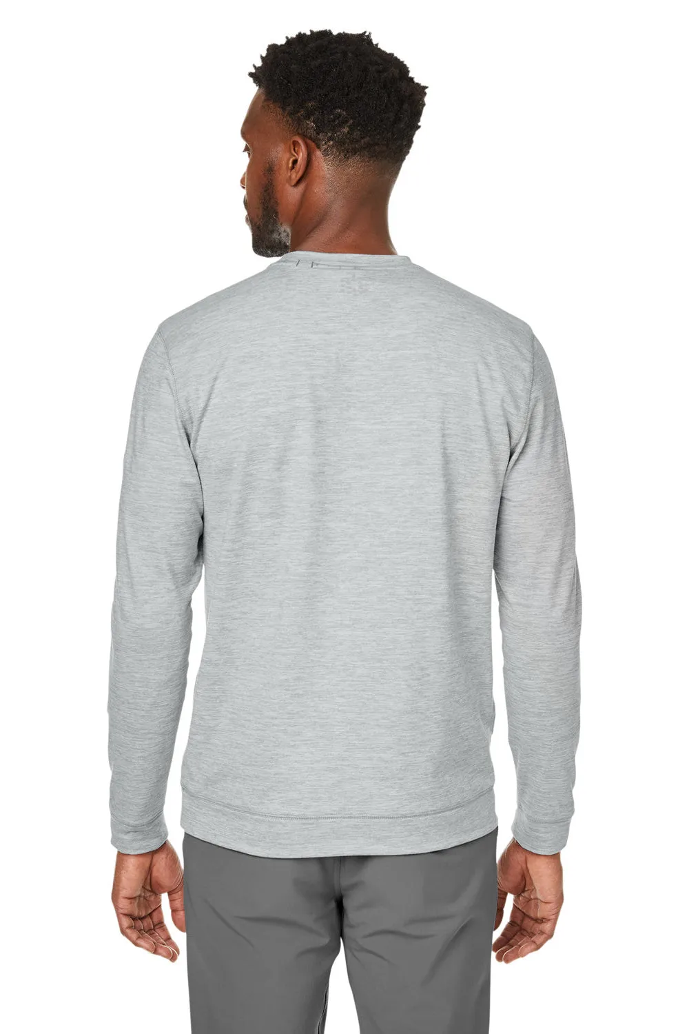 Puma Mens Cloudspun Moisture Wicking Crewneck Sweatshirt - High Rise Grey