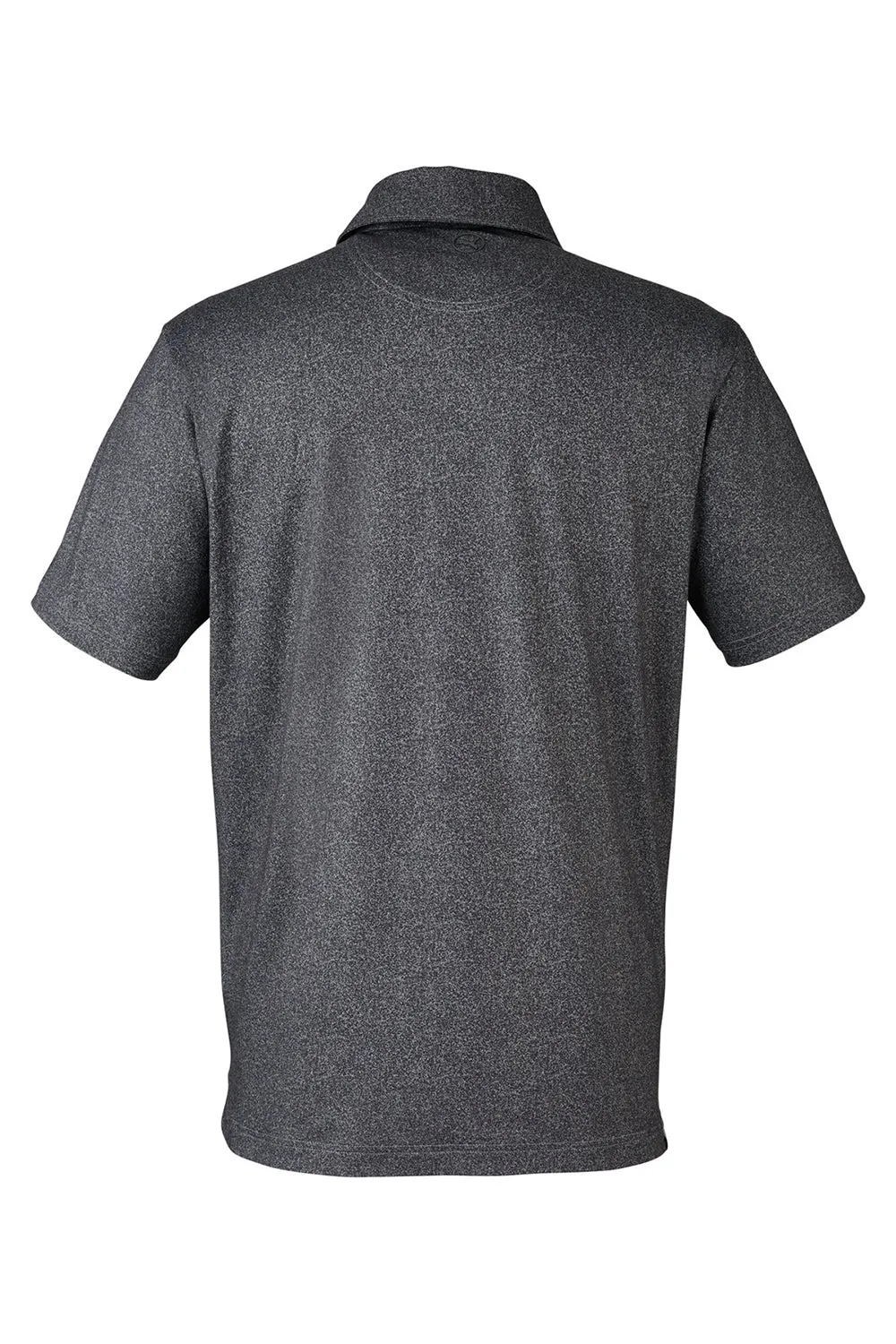 Puma Mens Cloudspun Primary Moisture Wicking Short Sleeve Polo Shirt - Black